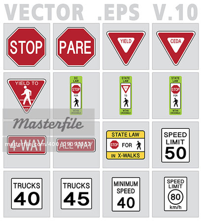 Traffic sign road. Graphic Vector design.