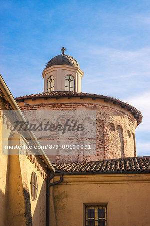 Breme, Province of Pavia, Lombardy, Italy. The Baptistery of Santa Maria Assunta's Church