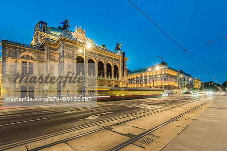 Vienna, Austria, Europe. The Vienna State Opera