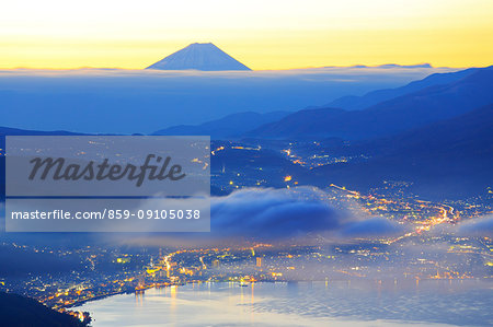 Beautiful view of Mount Fuji