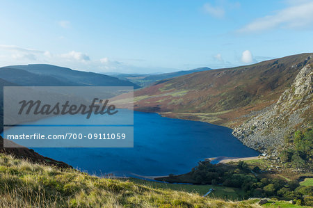 Lough Tay (Guinness Lake) in Wicklow Mountains National Park in County Wicklow, Leinster Province, Ireland
