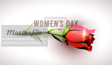 8 March sale flyer. International Women's Day. Happy Mother's Day. Flower isolated on background. Vector Illustration.
