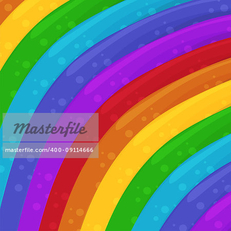 Rainbow colors background. Cartoon Background. Wallpaper. Vector Illustration for design