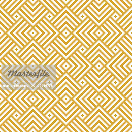 Vector golden background. Seamless geometric creative pattern.