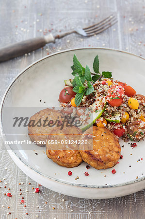 Tabbouleh with tempeh