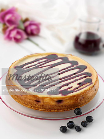 Blueberry cheesecake