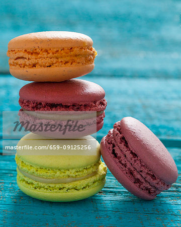 Four macarons