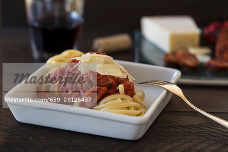Ribbon pasta with tomato sauce Ribbon pasta with tomato sauce