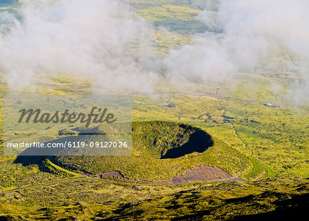 View from the Mount Pico, Pico Island, Azores, Portugal, Atlantic, Europe