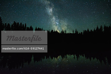 Milky Way Galaxy, Nickel Plate Provincial Park, Penticon, British Columbia, Canada