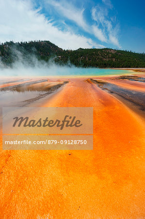 Grand Prismatic Spring, Yellowstone National Park, Wyoming, Usa