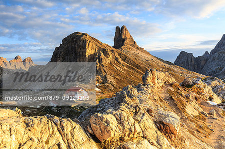 Refuge Locatelli, Sexten Dolomites, South Tyrol, province of Bolzano, Italy