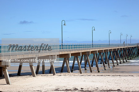 Glenelg beach and the jetty, Adelaide, South Australia