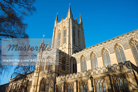 St. Edmundsbury Cathedral, the cathedral for the Church of England's Diocese of St. Edmundsbury and Ipswich, Bury St. Edmunds, Suffolk, England, United Kingdom, Europe
