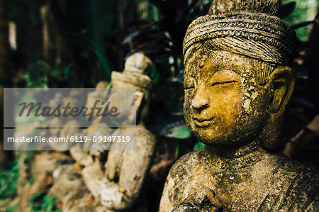 Statues at Wat Phalad Temple, Chiang Mai, Thailand, Southeast Asia, Asia