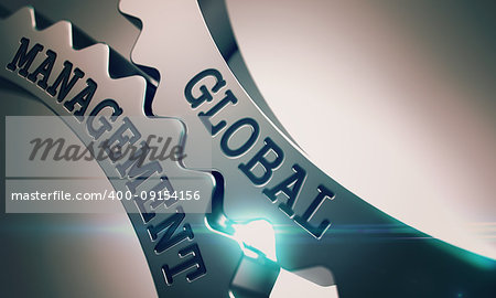 Global Management on the Mechanism of Metallic Cogwheels. Business Concept in Industrial Design. Global Management Metal Gears - Enterprises Concept. with Lens Flare. 3D . Global Management on the Mechanism of Metallic Cogwheels. Business Concept in Industrial Design. Global Management Metal Gears - Enterprises Concept. with Lens Flare. 3D .