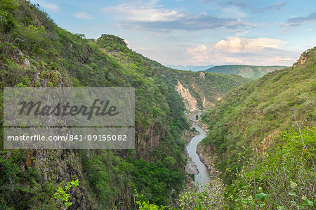 Elevated view from the third lookout over the Somoto Canyon, Nicaragua, Central America