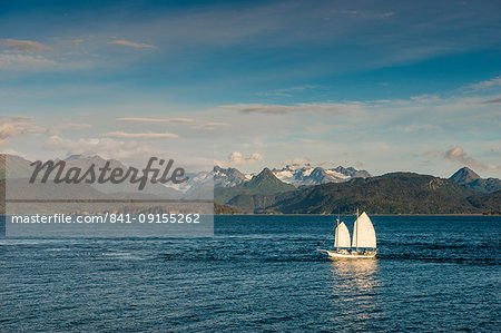 Scenery, Homer, Harding Icefield, Kachemak Bay, Kenai Fjords National Park, Alaska, United States of America, North America