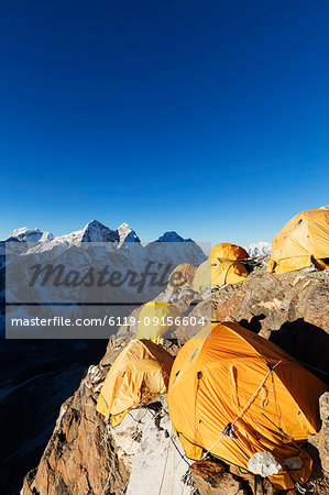 Camp 2 on Ama Dablam, Sagarmatha National Park, UNESCO World Heritage Site, Khumbu Valley, Nepal, Himalayas, Asia