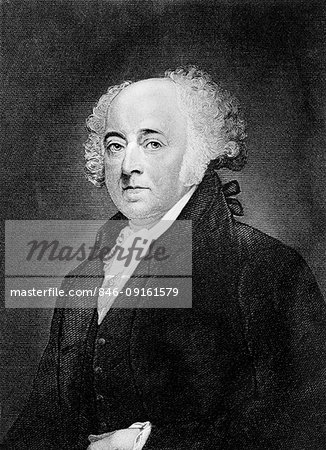 PORTRAIT JOHN ADAMS 1735 - 1826 SECOND AMERICAN PRESIDENT DIPLOMAT FEDERALIST CONTINENTAL CONGRESS DELEGATE FROM MASSACHUSETTS