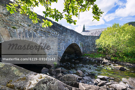 Derrycunnihy Church, Killarney National Park, County Kerry, Munster, Republic of Ireland, Europe Derrycunnihy Church, Killarney National Park, County Kerry, Munster, Republic of Ireland, Europe
