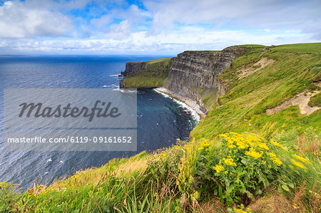 Cliffs of Moher, The Burren, County Clare, Munster, Republic of Ireland, Europe