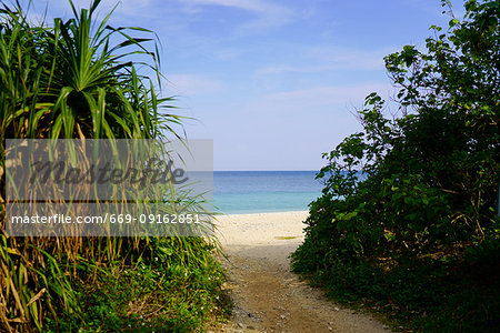 Beach in Ishigaki Island, Okinawa Prefecture, Japan Beach in Ishigaki Island, Okinawa Prefecture, Japan