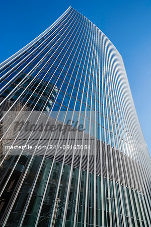 20 Fenchurch Street Building, nicknamed the Walkie Talkie due to its distinctive shape, City of London, London, England, United Kingdom, Europe