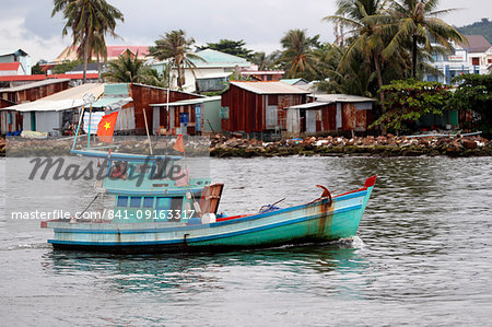 Fishing boat, Duong Dong harbor, Phu Quoc, Vietnam, Indochina, Southeast Asia, Asia