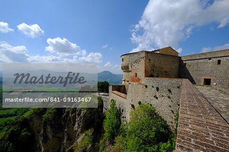 The fortress of San Leo, Rimini province, Emilia Romagna, Italy, Europe