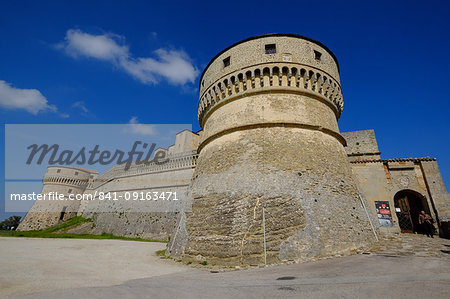 The fortress of San Leo, Rimini province, Emilia Romagna, Italy, Europe
