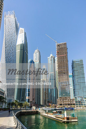 Dubai Marina, Dubai, United Arab Emirates, Middle East