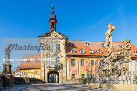 The old town hall of Bamberg, UNESCO World Heritage Site, Upper Franconia, Bavaria, Germany, Europe