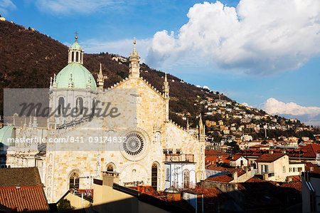 Como Cathedral dedicated to the Assumption of the Blessed Virgin Mary, Como Town, Lake Como, Lombardy, Italian Lakes, Italy, Europe