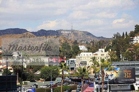 Hollywood Sign, Hills, Hollywood, Los Angeles, California, United States of America, North America