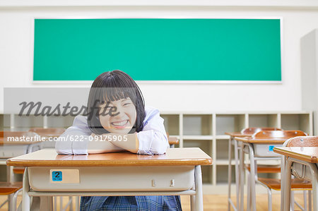 Japanese high-school girl