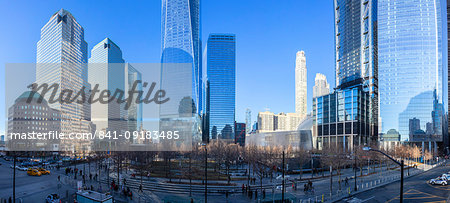 9/11 Memorial and World Trade Center, Lower Manhattan, New York City, United States of America, North America