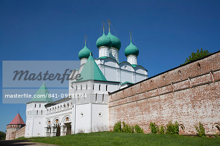 Gate Church, Boris and Gleb Monastery, Borisoglebsky, Golden Ring, Yaroslavl Oblast, Russia, Europe