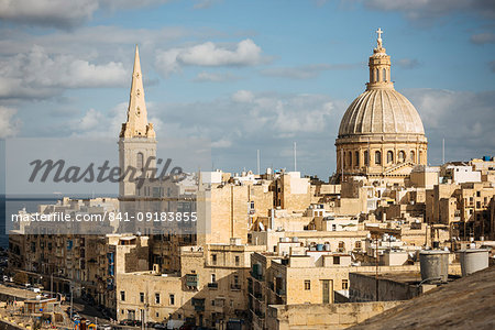 Dome of Basilica of Our Lady of Mount Carmel, Valletta, Malta, Europe