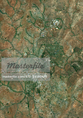 Color satellite image of Lilongwe, capital city of Malawi. Image collected on October 16, 2017 by Sentinel-2 satellites. Color satellite image of Lilongwe, capital city of Malawi. Image collected on October 16, 2017 by Sentinel-2 satellites.