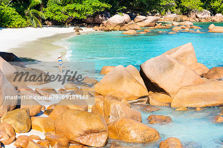 Anse Lazio beach, Praslin island, Seychelles, Africa