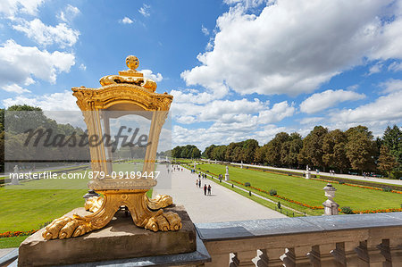 The park of Nymphemburg Palace, Munich, Bavaria, Germany, Europe