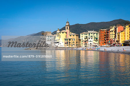 Camogli beach, Genova district, Liguria, Italy