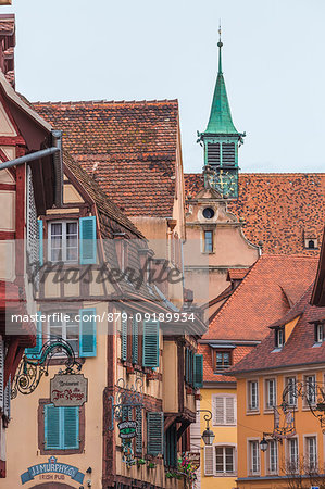 Colorful half timbered houses, Colmar, France