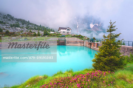 Adame Valley in Adamello park, Lombardy district, Brescia province, Italy.