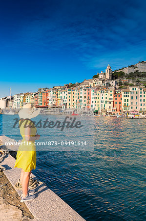 Portovenere, a beautiful seaside town Europe, Italy, Spezia province, Portovenere