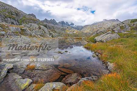 Rhaetian Alps in Nambrone valley Europe, Italy, Trentino, Nambrone valley, Madonna di Campiglio, Sant'Antonio di Mavignola