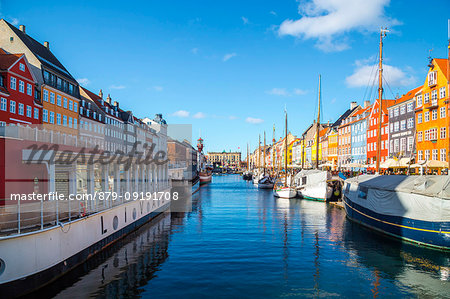 Nyhavn, Copenhagen old town, Denmark