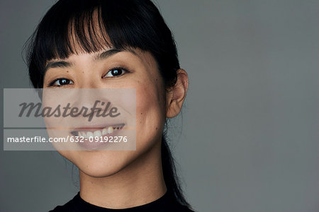 Close-up of young woman