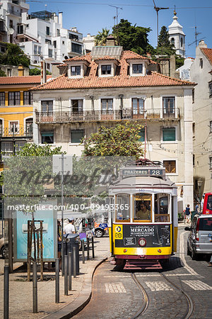 Line 28 is a tourist tram in Lisbon. The line runs through the streets  Praça Martim Moniz - Graça - Estrela - Campo de Ourique (Prazeres)